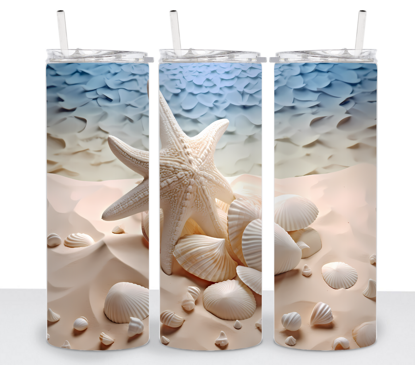 3D Beach Shells