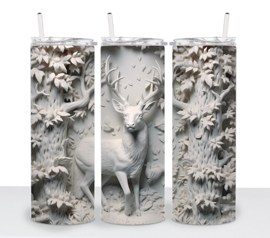 3D Snow Deer